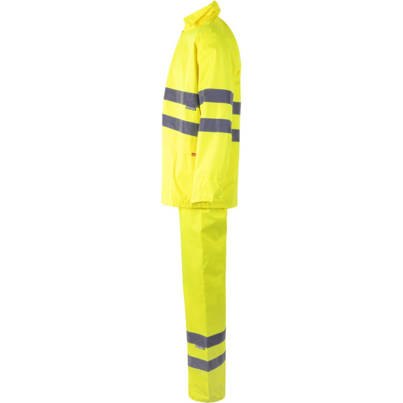 Velilla VL VENUS. Rain suit (130g/m²), in polyester (100%) with PU coating / Hexachrome orange