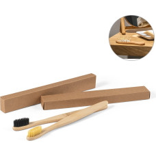 DELANY. Toothbrush with bamboo body and nylon bristles / Black