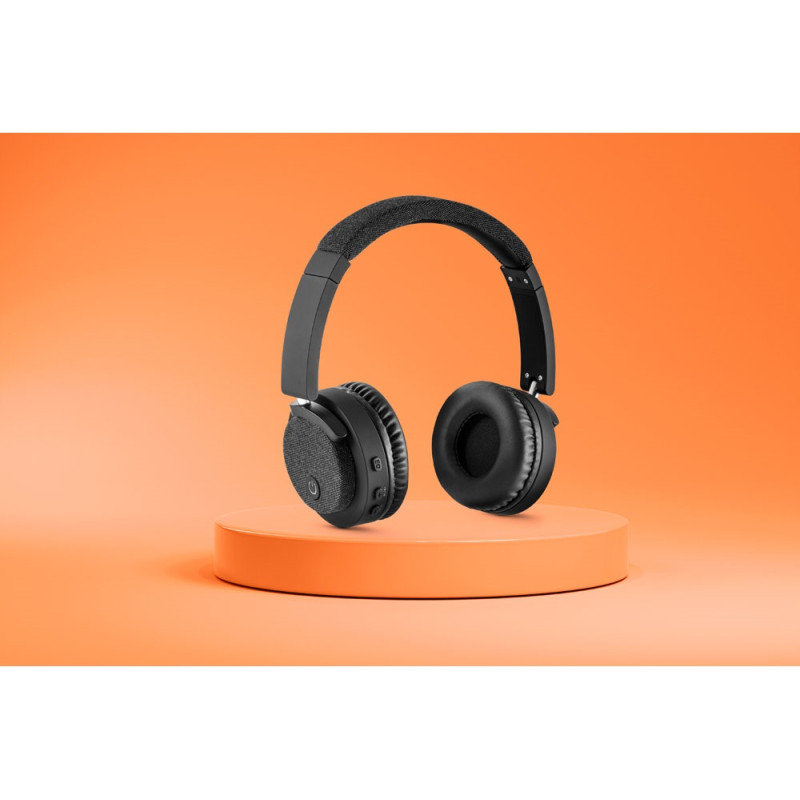 Ekston BEATDRUM. ABS wireless headphones with BT 5'0 transmission / Dark grey