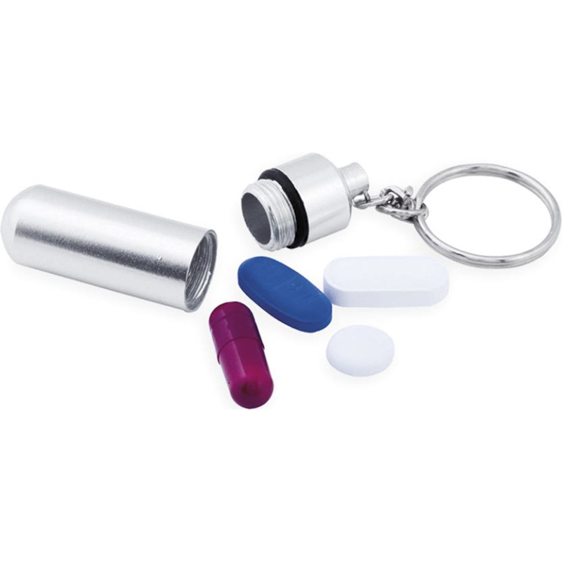 Keyring Pillbox Alumpill