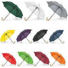 PATTI. 190T polyester umbrella with automatic opening / Burgundy