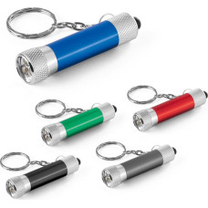 LERGAN. Aluminium keyring with a 3 LED flashlight