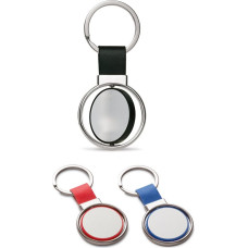 ALBRIGHT. Metal and PU keyring