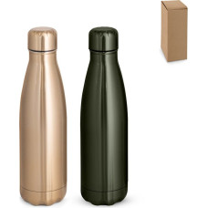 SHOW METALLIC. Stainless steel bottle with matt metallic finish 510 mL