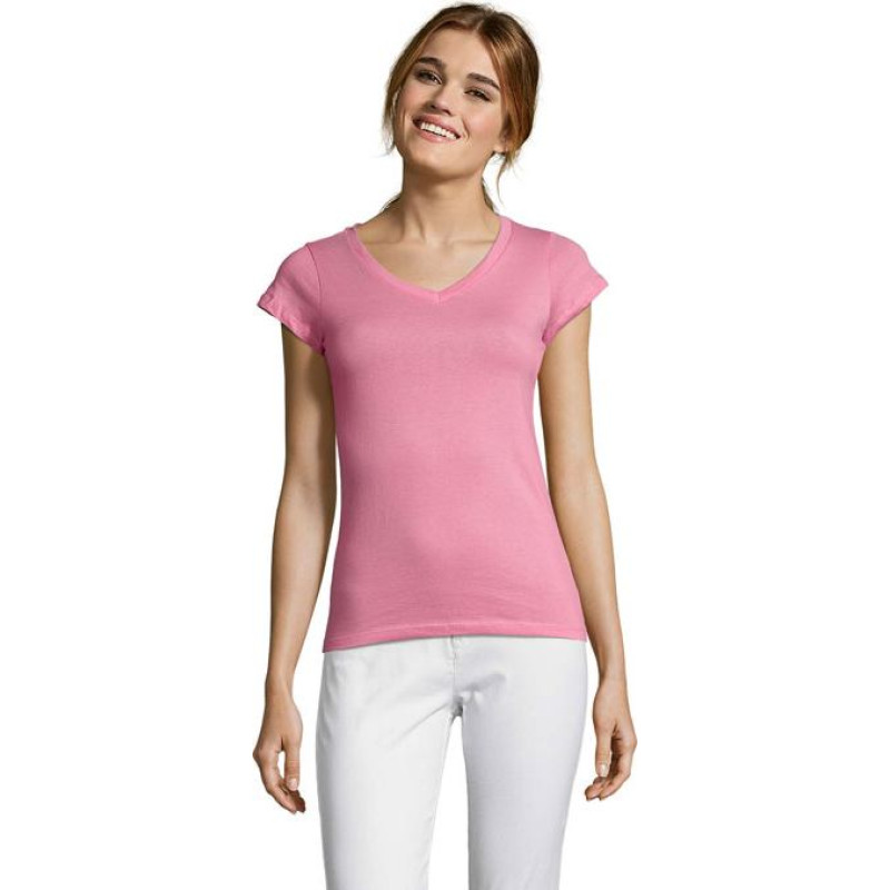 Sol's MOON WOMEN'S V-NECK T-SHIRT