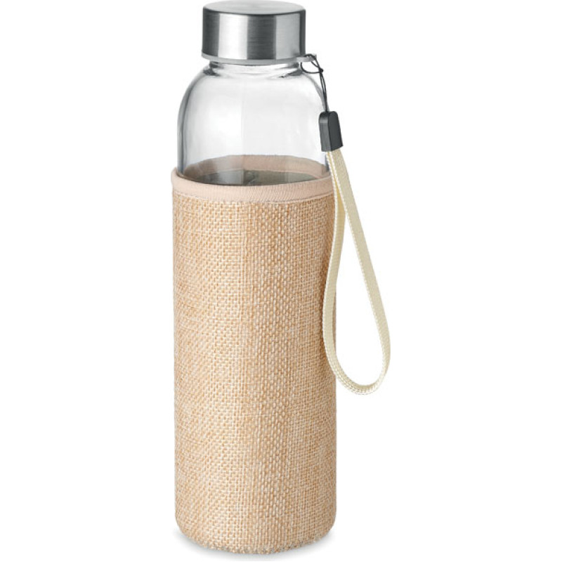 Glass bottle in pouch 500ml