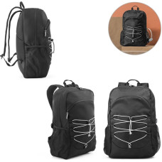 DELFOS BACKPACK. 300D recycled polyester and 600D recycled polyester laptop backpack with reflective elements