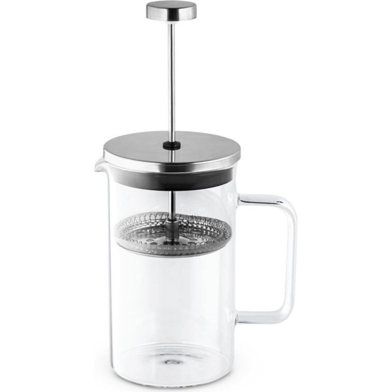 JENSON. Coffee maker in borosilicate glass and stainless steel 600 mL