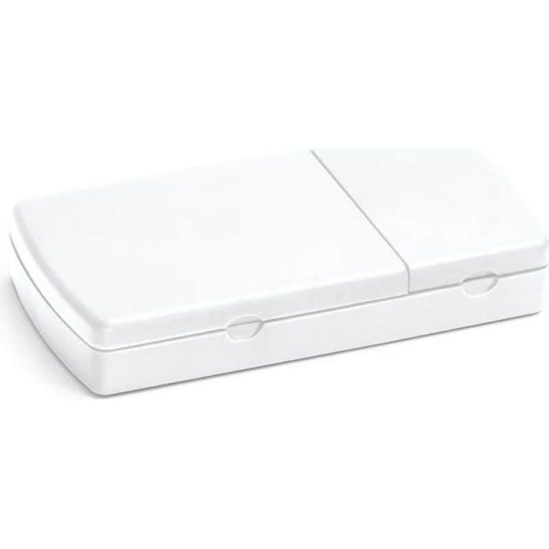 NERO. Pill box with 2 dividers