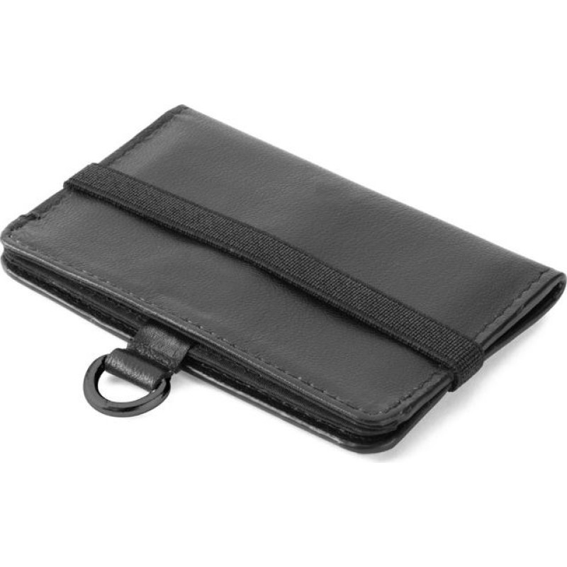 ORVYN. Leather wallet with RFID blocking for 10 cards