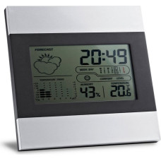 DENE. Desktop weather station with aluminium and ABS LCD screen