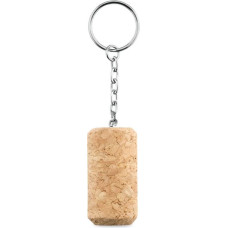 Wine cork key ring