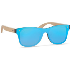 Sunglasses with mirrored lens