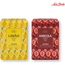 Ach. Brito® FRUTADOS II. Soap based on vegetable soap and enriched with coconut oil (160g) / Burgundy