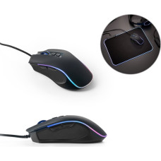 THORNE MOUSE RGB. Gaming mouse with 1'5m cable and ABS RGB LED lights
