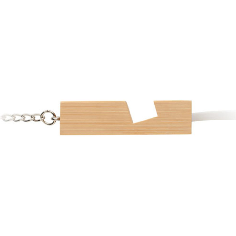 Bamboo key ring and stand