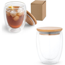ECUADOR L. Borosilicate glass travel cup 350 mL
