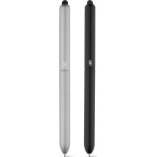 11152. Ball pen with touch tip in aluminium