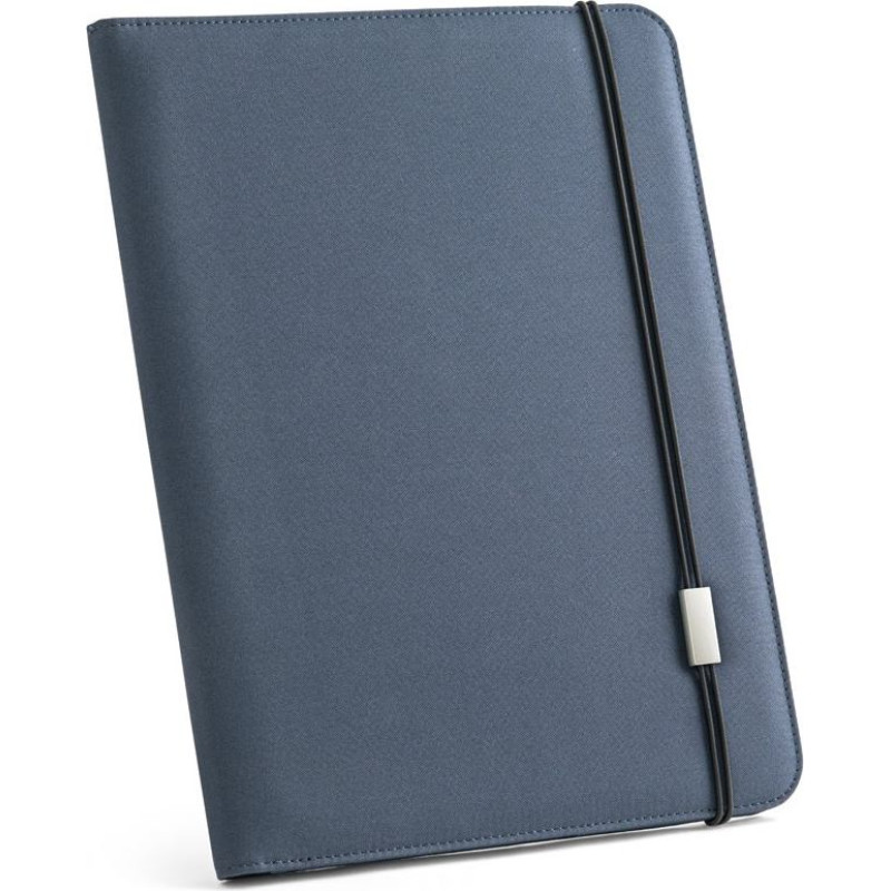 EMERGE FOLDER II. A4 folder in recycled polyester (100% rPET) 300D with elastic closure