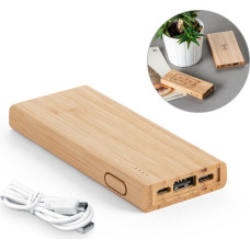 KOHN. Power bank 5.000 mAh in bamboo