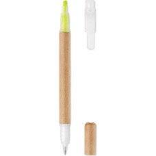 2 in 1 carton pen highlighter