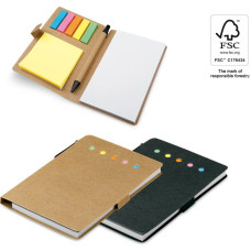 COOPER. Coloured sticky notepad with 6 sets