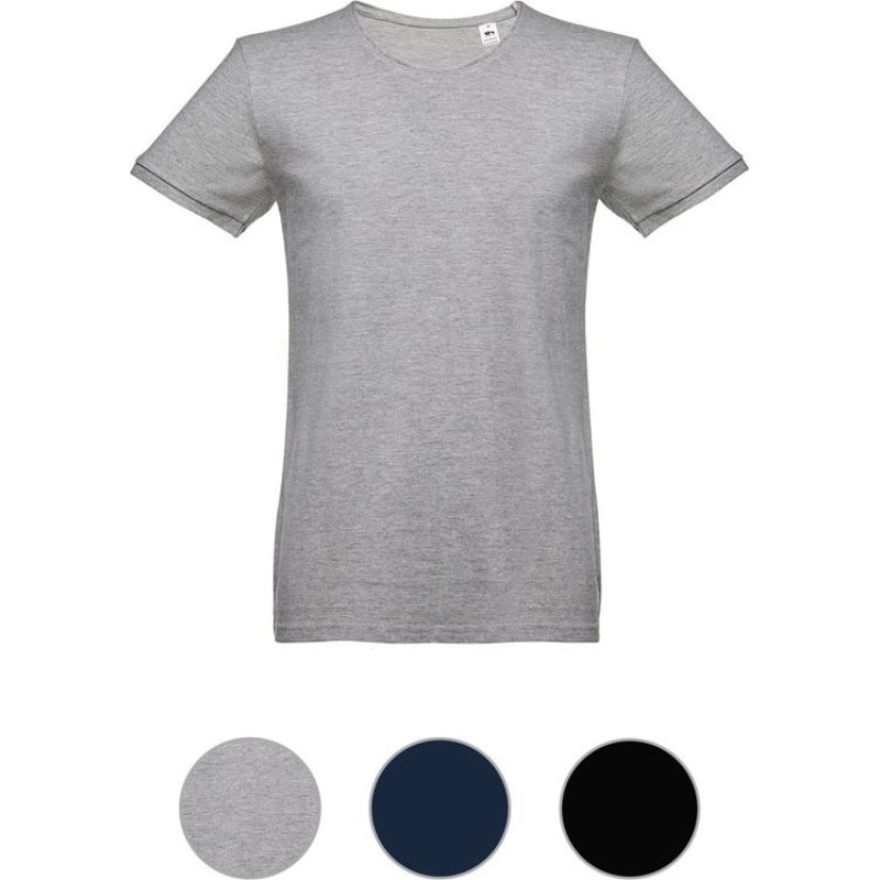 Th Clothes® THC SAN MARINO. Men's short-sleeved T-shirt in combed cotton