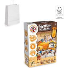 Science4You Ancient Egypt Excavation Kit II. Educational game supplied with a kraft paper gift bag (90 g/m²), made from FSC™ certified material and other controlled materials