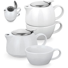 COLE. Porcelain tea set 2 in 1