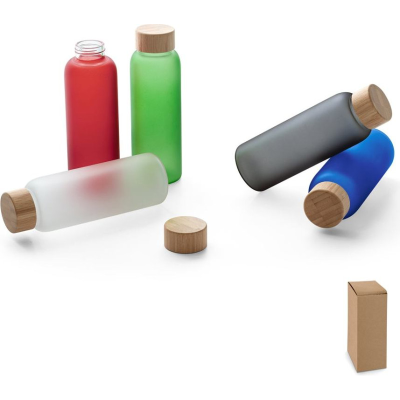 LILLARD. Borosilicate glass bottle in frosted 500 mL