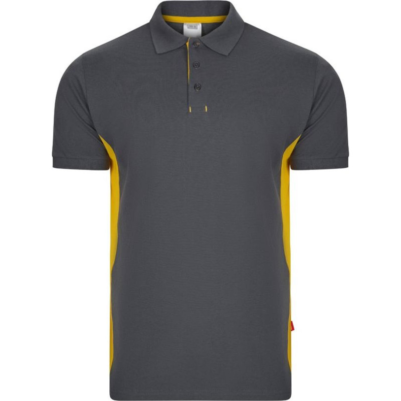 Velilla VL SUPAY. Two-tone piqué polo shirt (180g/m²), short sleeve, in cotton (60%) and polyester (40%)