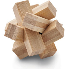 Bamboo brain teaser star shape