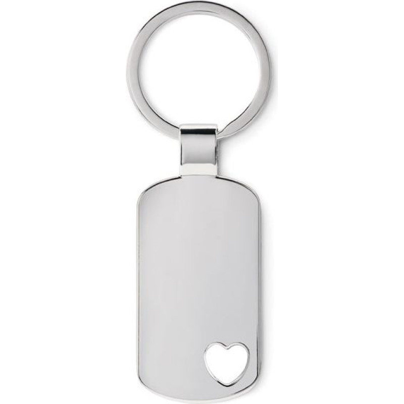 Key ring with heart detail